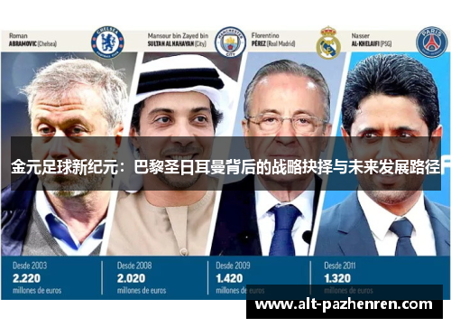 金元足球新纪元:巴黎圣日耳曼背后的战略抉择与未来发展路径 金元足球新纪元:巴黎圣日耳曼背后的战略抉择与未来发展路径